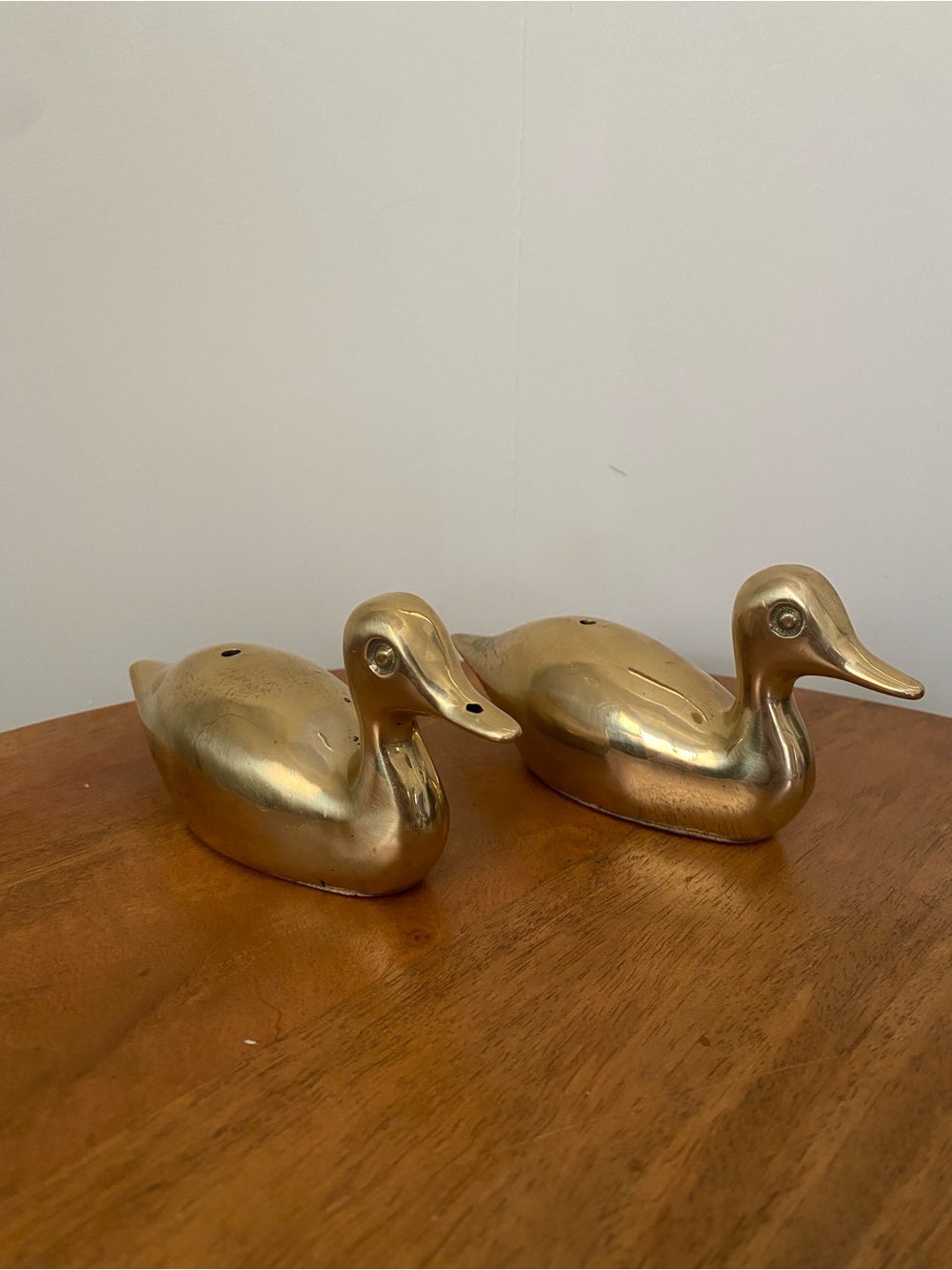 Vintage Brass Ducks